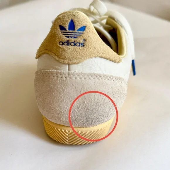 ADIDAS Originals Japan Suede-Trimmed Perforated Leather Sneakers Women's Size 7 - Picture 12 of 16